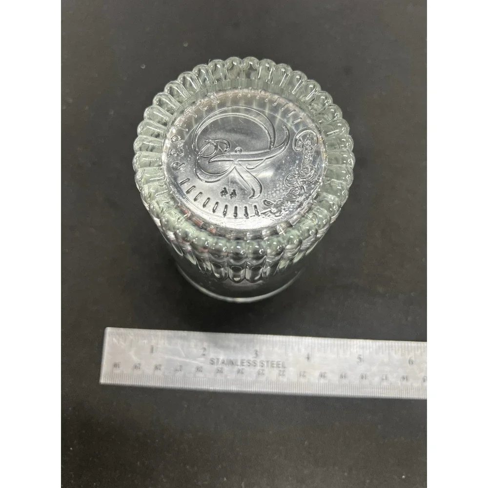 Vintage‎ Crown Royal Whiskey Tumbler Glass Etched - Great Condition